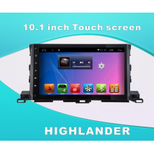 Système Android DVD GPS Car Video pour Highlander Écran tactile de 10,1 pouces avec WiFi / Bluetooth / TV
